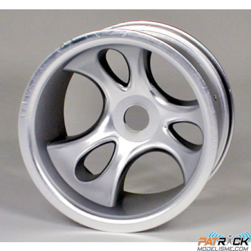 Jantes IMEX brossée/Chromée ROMULIN'S hex 17/14mm (2 paires) – 1/8ème, T/E MAXX