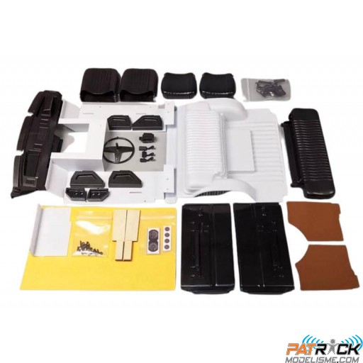 Intérieur complet pour carrosserie Hobbytech ABS RRC avec sièges arrières