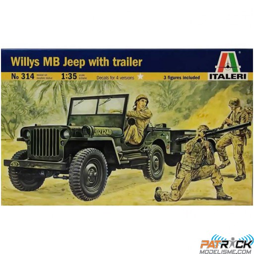 1/35e Italeri Jeep Willys