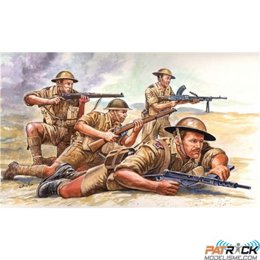 1/72e Italeri Soldats 8ème armée britannique