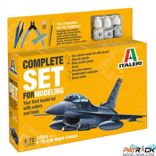 1/72e Italeri Set F-16 C/D Night Falcon