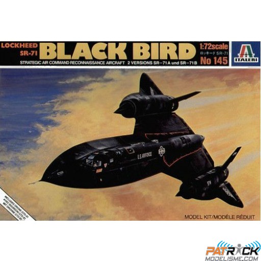 1/72e Italeri Lockheed SR-71 BLACKBIRD