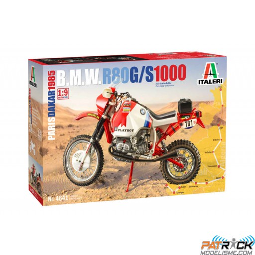 1/9e Italeri BMW R80 G/S 1000 Paris Dakar 1985