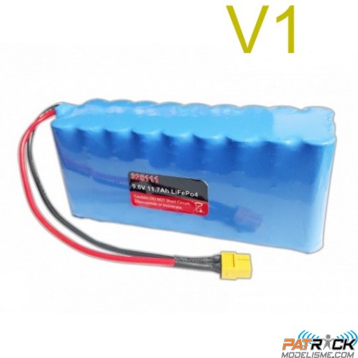 Batterie 9.6v 11.7 ah LIFEPO pour Fishing Surfer V1