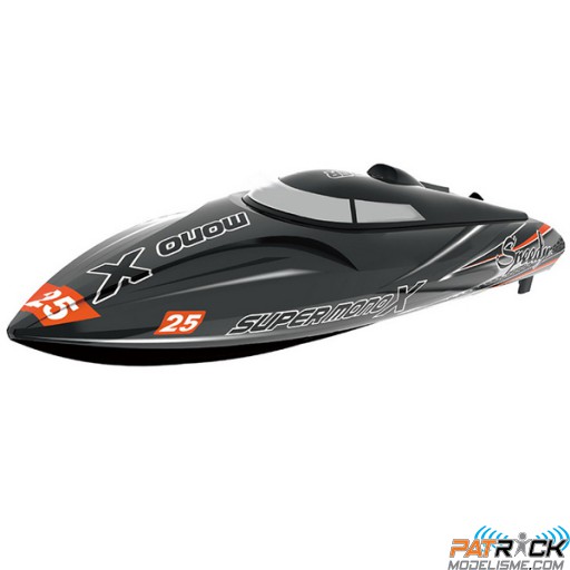 Joysway Super Mono X V2 Noir Brushless 2.4 GHz - Prêt à Naviguer