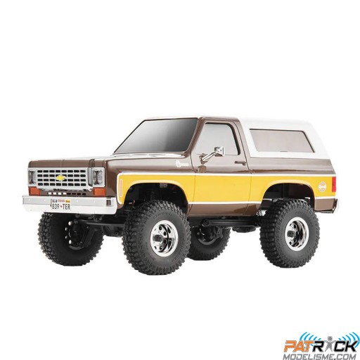 FMS 1/24e Chevrolet K5 Blazer FCX24 crawler Marron - Prêt à rouler