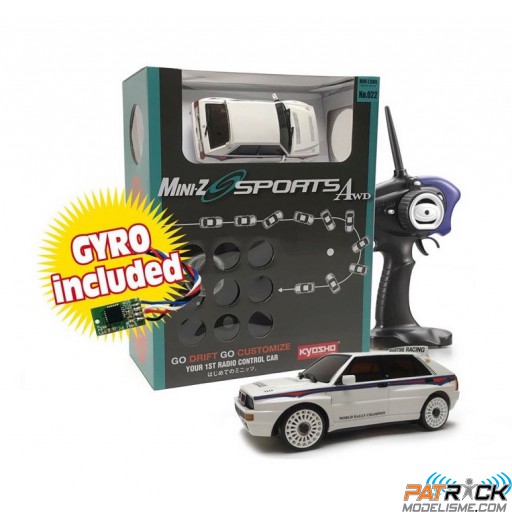 Kyosho Mini-Z Sports AWD DRIFT MA020S Lancia Delta GYRO 1/24e RTR