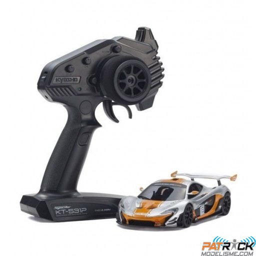 Kyosho Mini-Z RWD McLAREN P1 GTR Silver/Orange