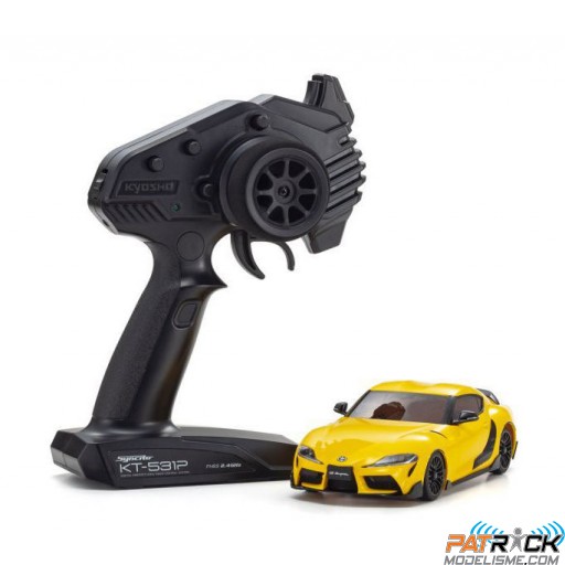 Mini-Z AWD Toyota GR Supra TRD Aero Version Jaune (MA-020/KT531P) (Drift pack)
