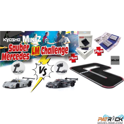 Kyosho Grand Prix Circuit 30 Mini-Z Mercedes Sauber LM ReadySet SUR-COMMANDE