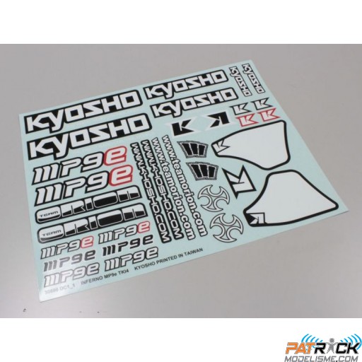 Planche de décoration Kyosho Inferno MP9e