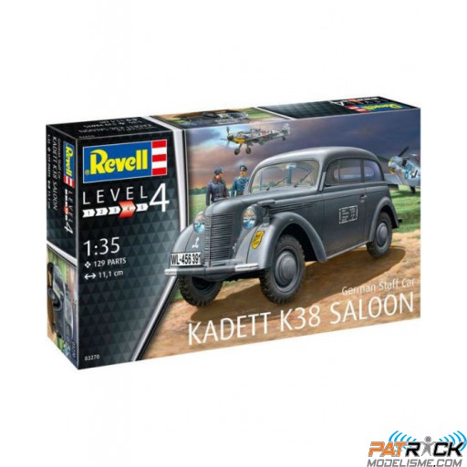 1/35e Revell Voiture d'état-major allemande KADETT K38 SALOON