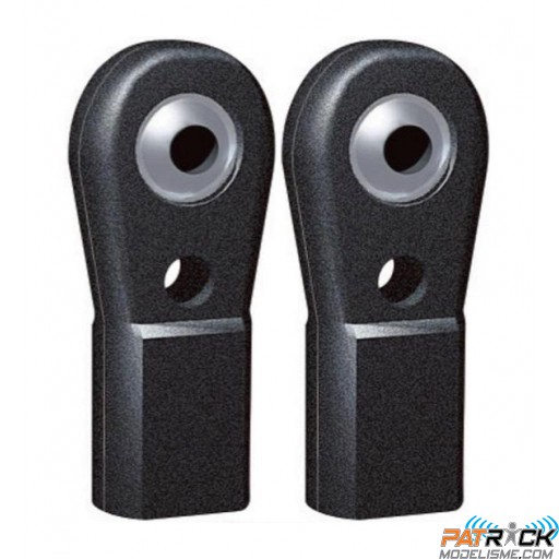 Chape à rotule M3 avec bille (2pcs)