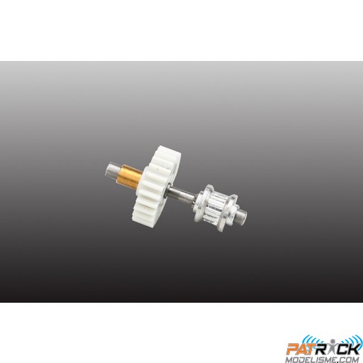 Axe et pignons d'anticouple ALU - KDS INNOVA 450 QS / Si / SV