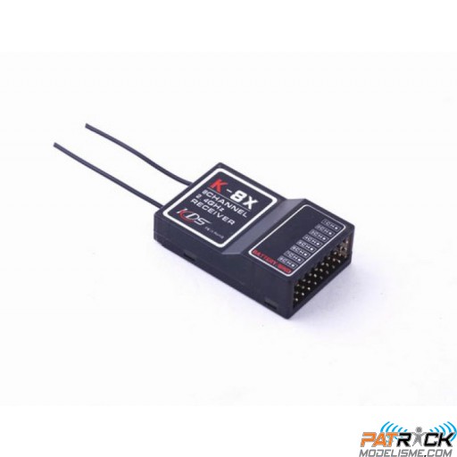 Récepteur KDS K-8X 8 voies pour les radiocommandes K-7X & K-7xII