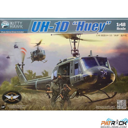 1/48e Kitty Hawk Bell US Army UH-1D "HUEY" 1970