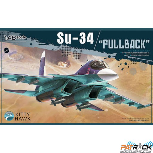 1/48e KittyHawk Su-34 "Fullblack" + pièces métal