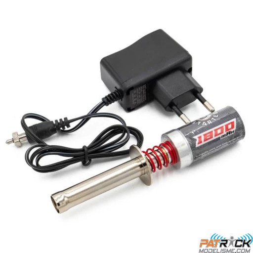 Kit chauffe-bougie chargeur 220V + soquet 1800mAh
