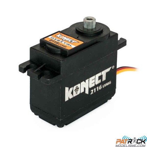 Servo Konect Digital 21kg/0,16s pignons métal