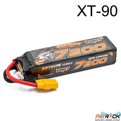 Accu LiPo Konect 7200mah 11.1V 60C 3S1P XT90
