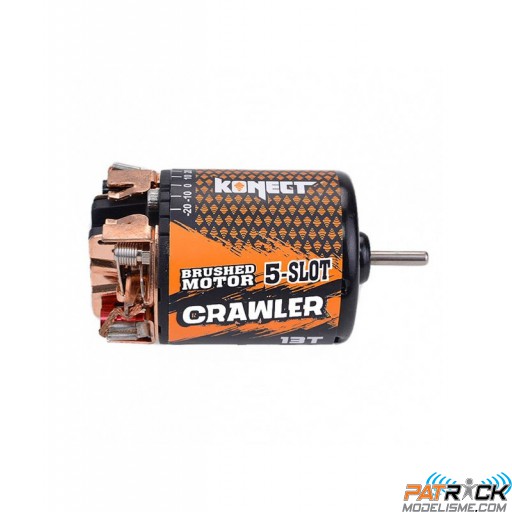 Moteur charbons Konect 540 20T 1550kv 5 SLOTS CRAWLER