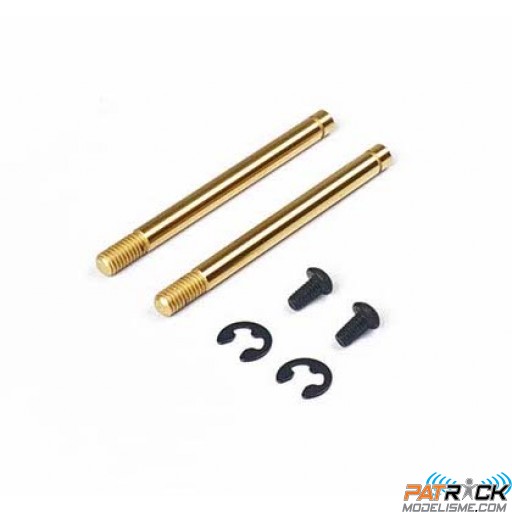 Axe d'amortisseur 3x37mm avant traité Titane Koswork (2) Optima Series