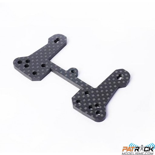 Support amortisseur Koswork Avant Carbone 3mm - Optima Mid