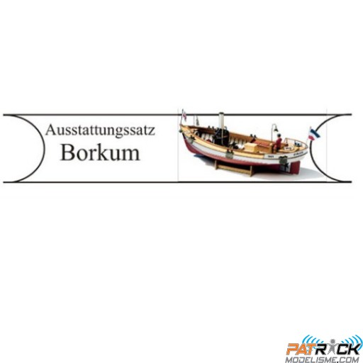 Krick Accastillage complet pour Borkum 1/12e SUR-COMMANDE