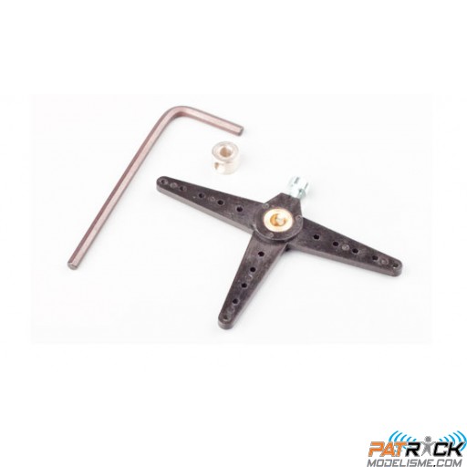  Palonnier de gouvernail pour axe de 3 ou 4 Ø ROmarin