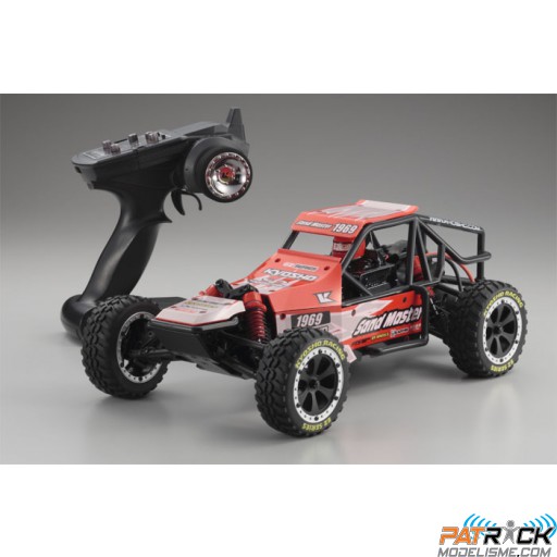 KYOSHO 2WD SANDMASTER EZ 1/10 READYSET EP SYNCRO KT200 2.4Ghz + CHARGEUR & AQ - ROUGE