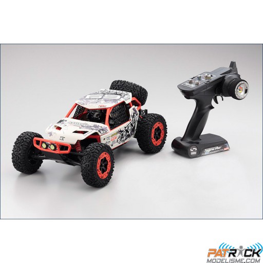 KYOSHO AXXE BLANC 1:10 EP BUGGY READYSET 2.4GHZ + ACCU/CHARGEUR