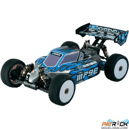 KYOSHO INFERNO MP9e TKI1 RTR BLEU / GRIS READYSET EP