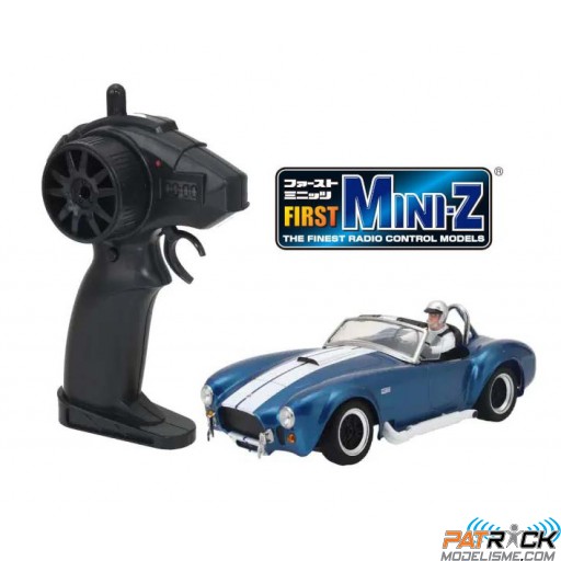 Kyosho First Mini-Z 1:28 Shelby Cobra 427 S/C 1960 Bleu
