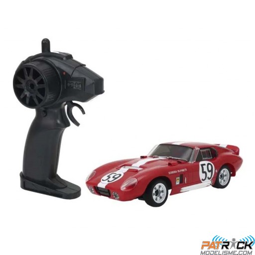 Kyosho First Mini-Z 1:28 Shelby Cobra Daytona rouge