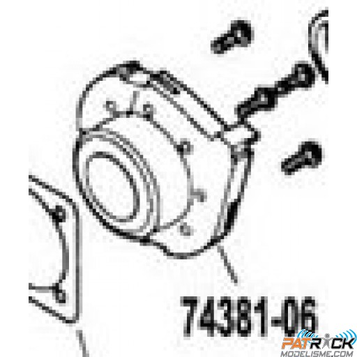 Support de roue libre moteur GS11/GS15 Kyosho