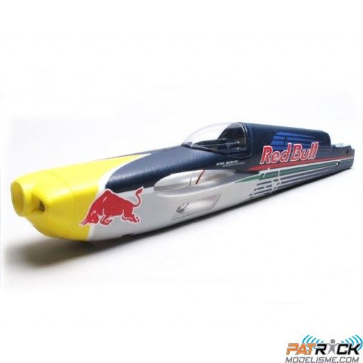 FUSELAGE (AVEC 2 SERVOS & CAPOT) EDGE EPP RED BULL / BESENYEI