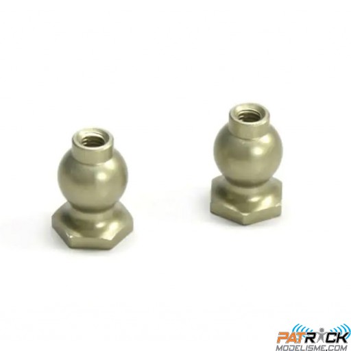 Rotules flasquées traitées 7.8mm Kyosho Inferno NEO-MP9-MP10-GT2 (2)