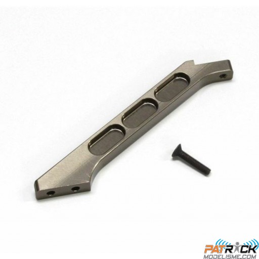 Renfort de chassis aluminium avant Gunmétal - INFERNO MP9