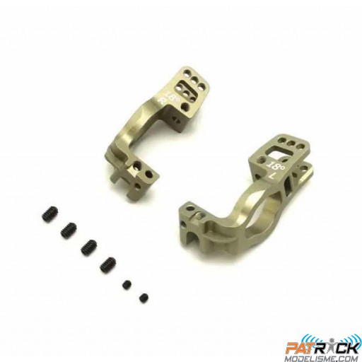 Etriers avants aluminium KPI 18° Kyosho Inferno MP10