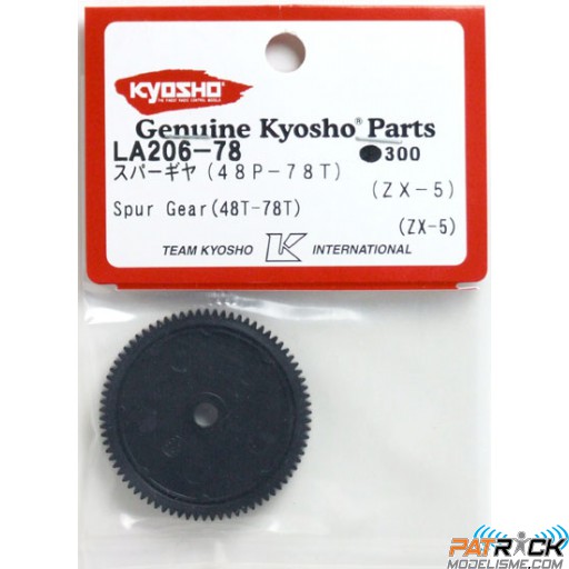 Couronne 78 dents 48DP - LAZER ZX5