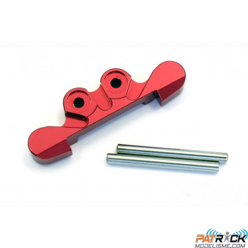 CALE DE SUSPENSION AVANT ALU ROUGE - MINI-Z BUGGY