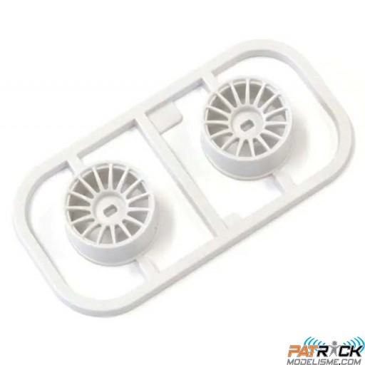 Jantes blanches larges déport 0 - MINI-Z AWD / MA020