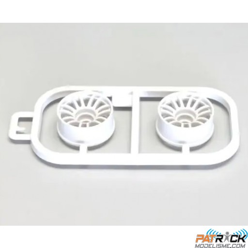 Jantes Kyosho Mini-Z MR03 Etroites-Deport 1.5 (2) Blanches