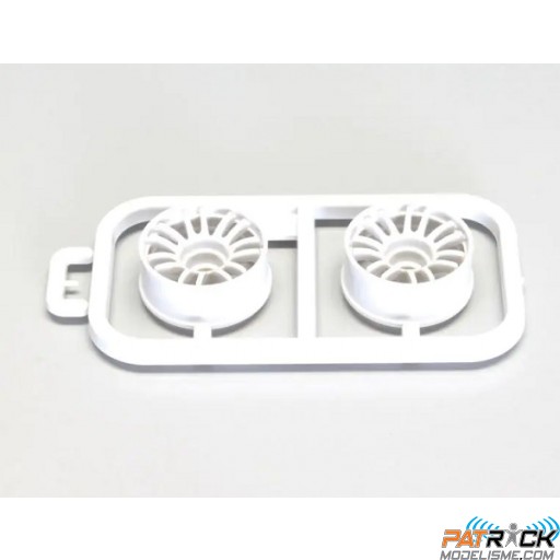 Jantes Kyosho Mini-Z MR03 Etroites-Deport 2.5 (2) Blanches