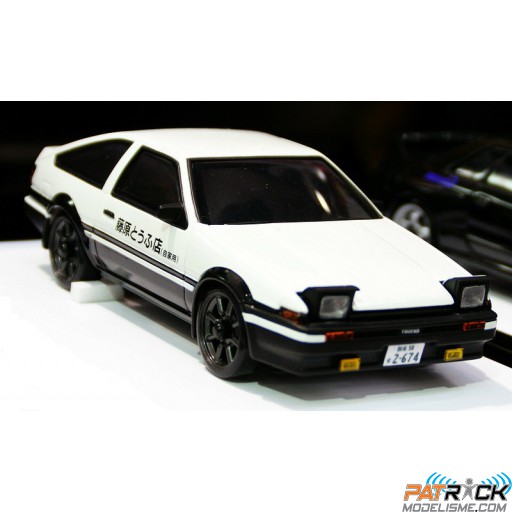 Kyosho Carrosserie Mini-Z TOYOTA TRUENO AE86 Initial-D blanche MA020