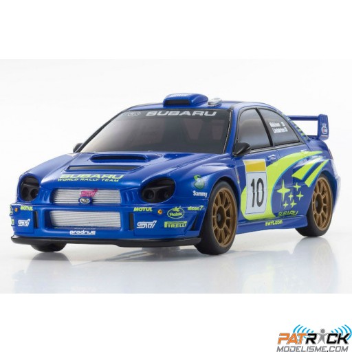Kyosho Carrosserie Autoscale Mini-Z AWD Subaru Impreza WRC bleu (MA020/MA020N)
