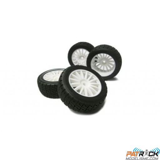 Roues montées Kyosho DRX Rally 4 Pièces