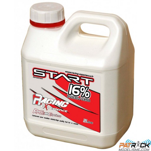 Carburant Racing Fuel START RODAGE 16%-2L pour voitures/bateaux/avions/hélicos