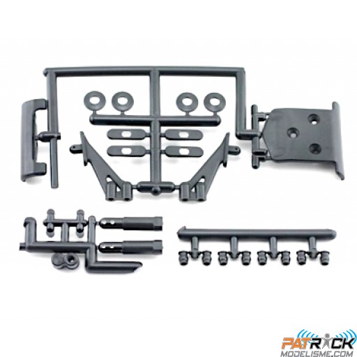Pare chocs et support aileron  KYOSHO LAZER ZX5/RB5