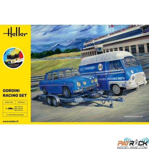 1/24e Heller STARTER KIT Gordini Racing Set
